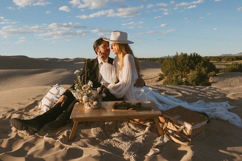 Intimate couple during Big Sur Elopement.