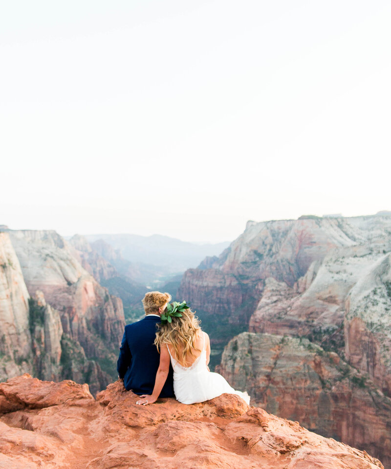 Logan, Utah Wedding Photographer travels down to Zions to take Bridals for this adorable couple's Wedding Photos!