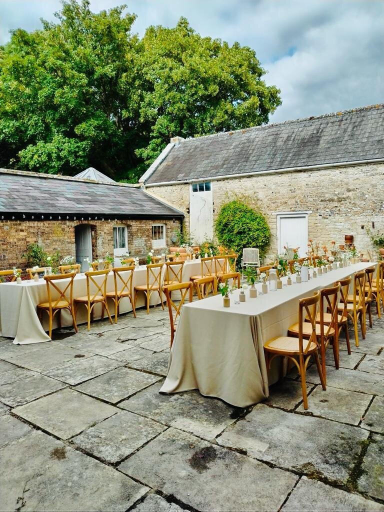 Courtyard house at came wedding venue