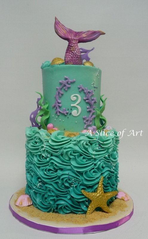 mermaid tail cake