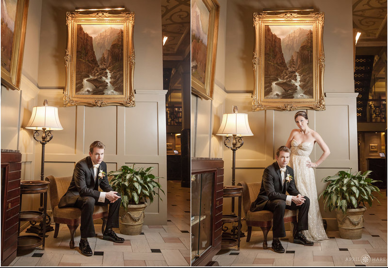 Elegant Wedding Photography at the Oxford Hotel downtown Denver