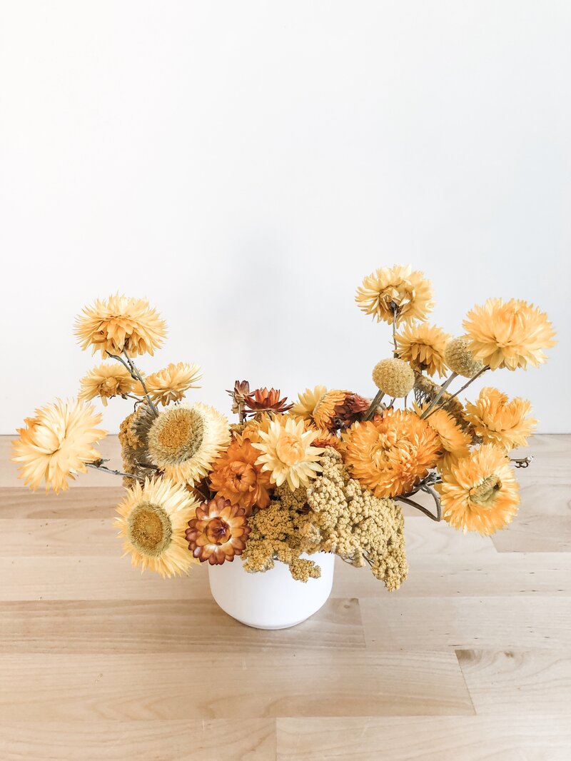 flowers-phoenix-az-mustard-dried-arrangement