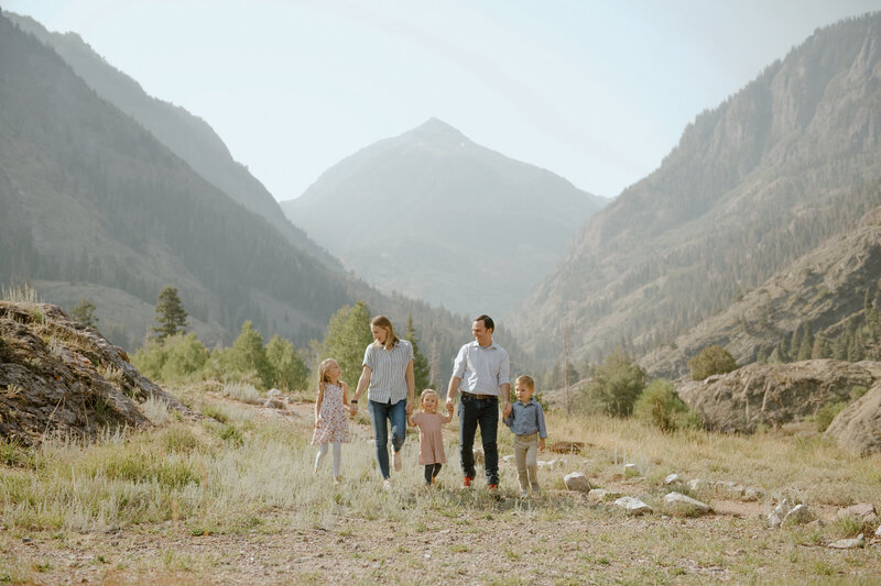 Family portrait in the mountains, Austin Family Photographer, Tiffany Chapman Photography