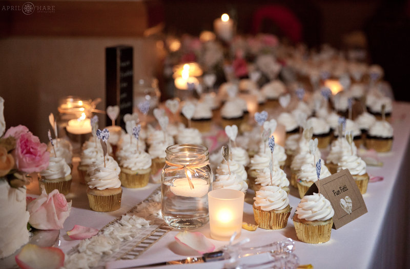 Pretty-Pink-Wedding-Cupcakes-on-a-Dessert-Table-by-Blue-Moon-Bakery-in-Dillon-Colorado