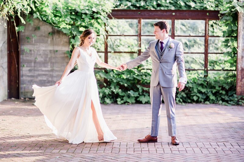 flowing train by Knoxville Wedding Photographer, Amanda May Photos
