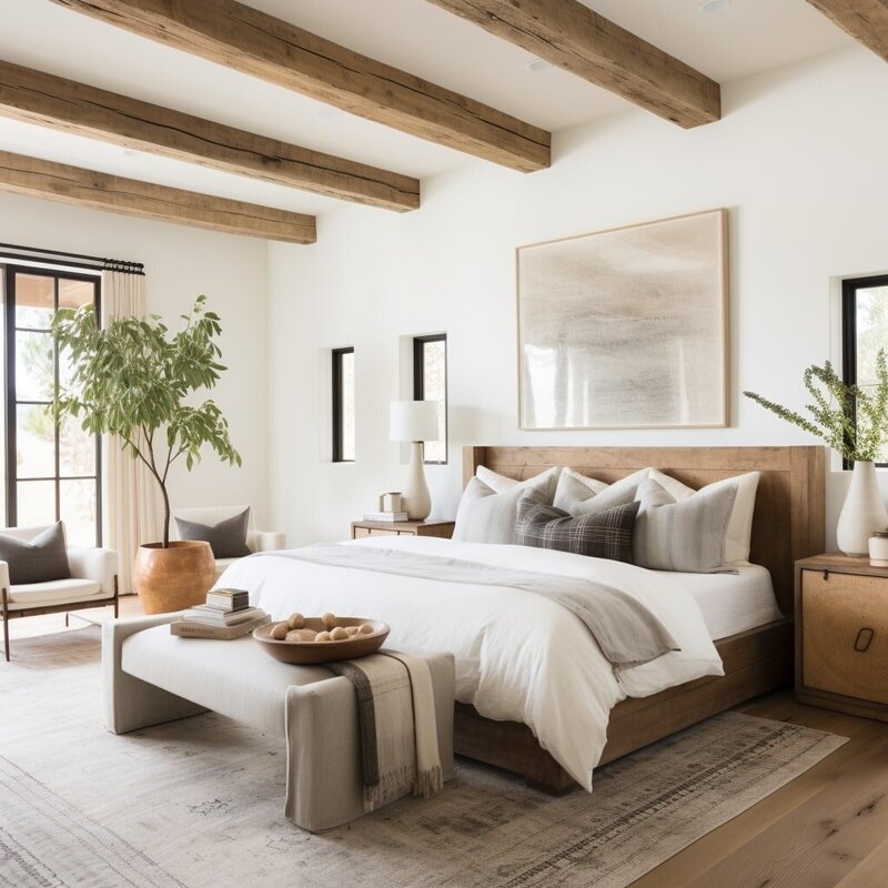 Farmhouse Inspired Bedroom Design