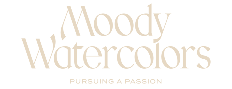 Moody Watercolors Primary logo