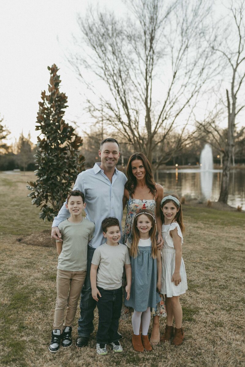 Dr. Adrienne Blessing and her family