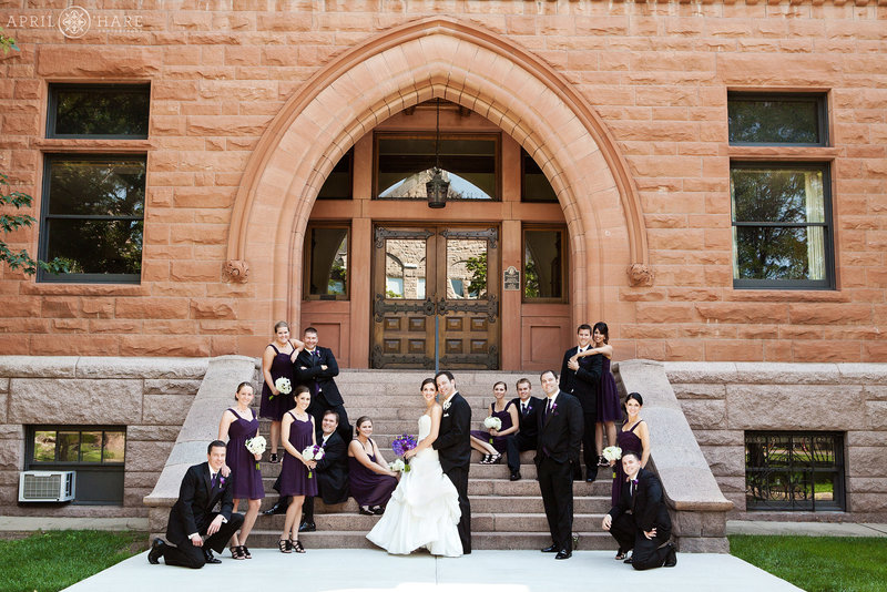 University-of-Denver-Wedding-Photography-Cable-Center-in-Colorado