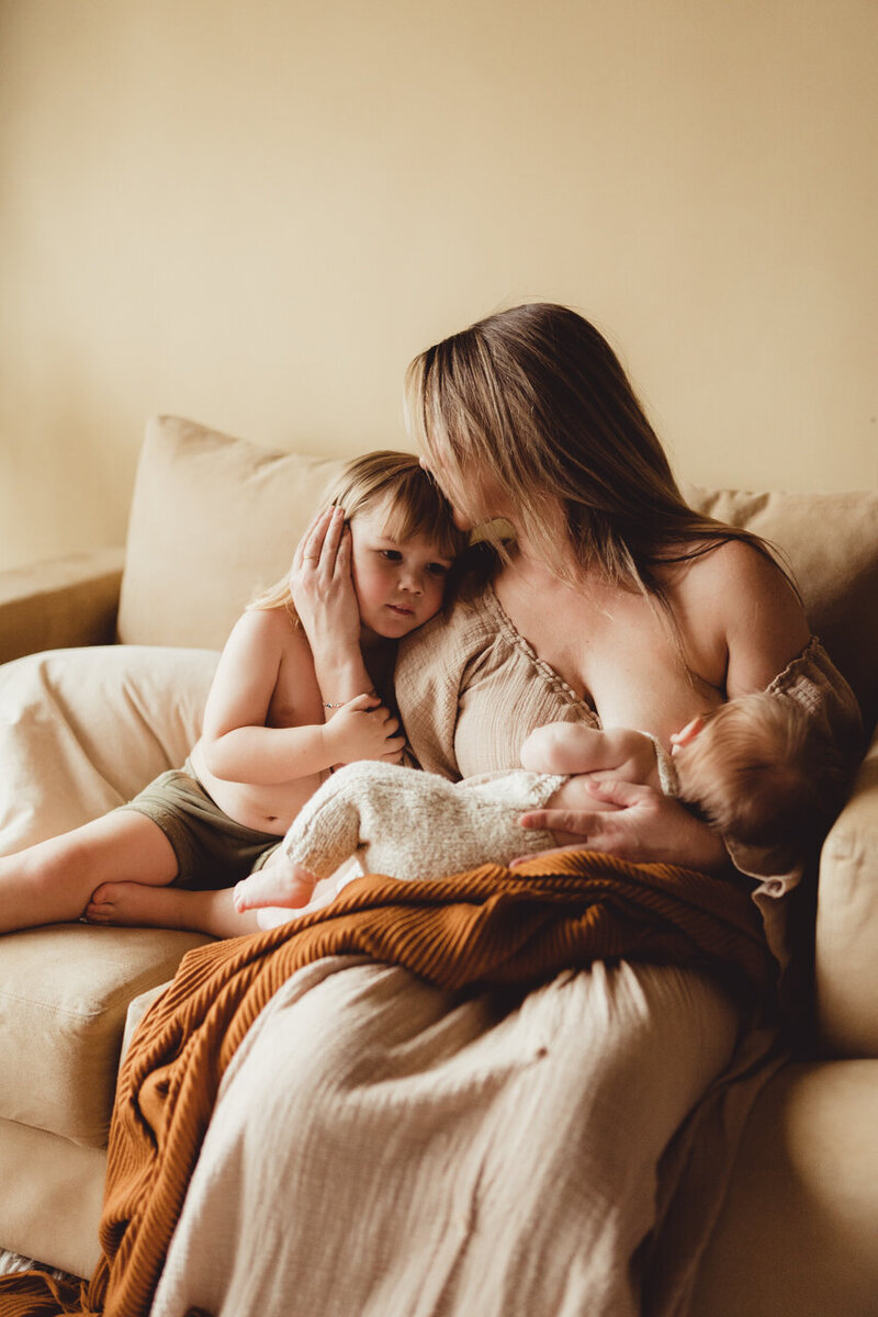 new born baby breast feeding motherhood natural