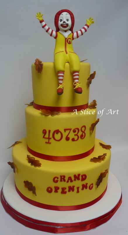 Mcdonald's Grand Opening Cake