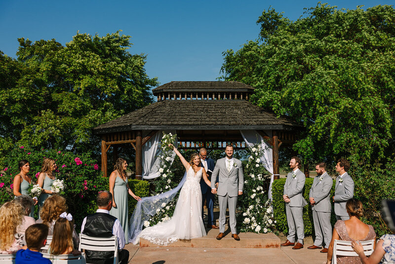 outdoor wedding ceremony at Hidden Meadows Joanna Monger Photography