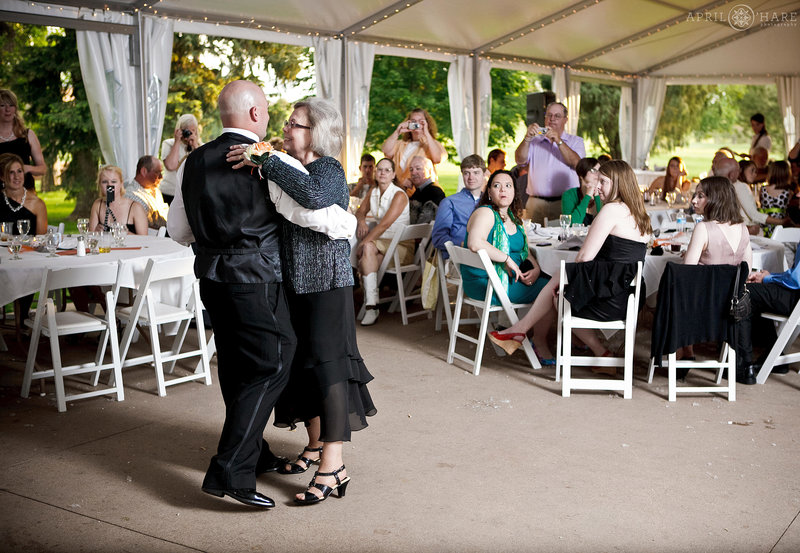 Tented Wedding Reception at The Barn at Raccoon Creek in Littelton