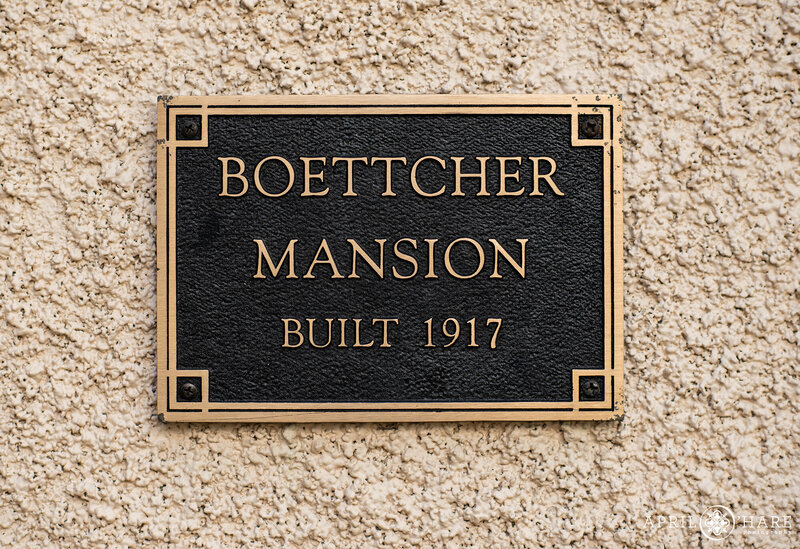 Boettcher Mansion Built in 1917 Historic Wedding Venue in Golden Colorado