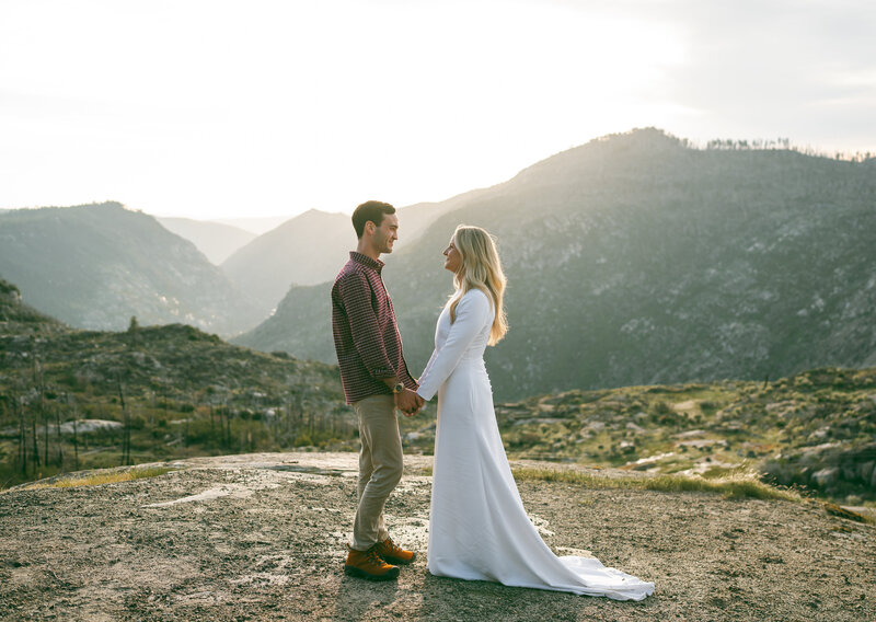 Colorado elopement photographer, rocky mountain national park, bride and groom eloping at sunrise 