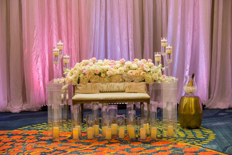 A Tale as Old as Time Sweetheart table