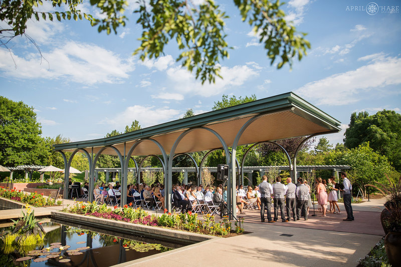 All America Selections Garden Denver Botanic Gardens Outdoor Wedding Ceremony