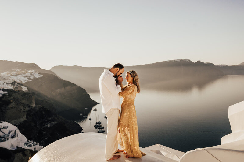couple near cliff edge