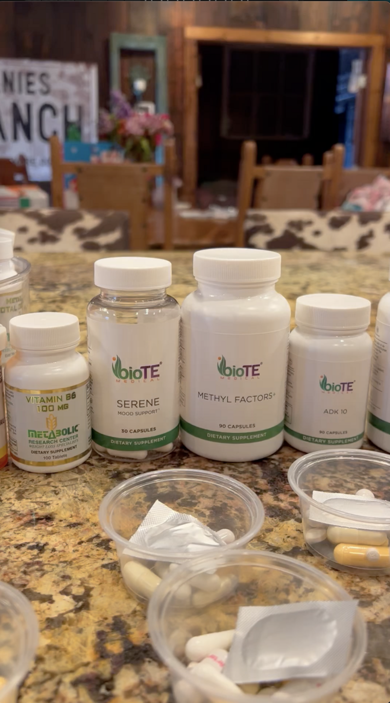 Examples of Biote hormone replacement therapy