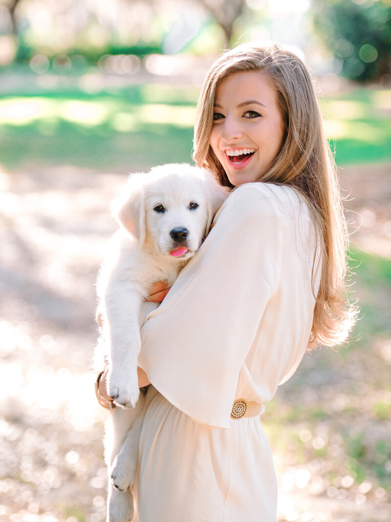 Senior Picture Ideas for Girls with Dogs