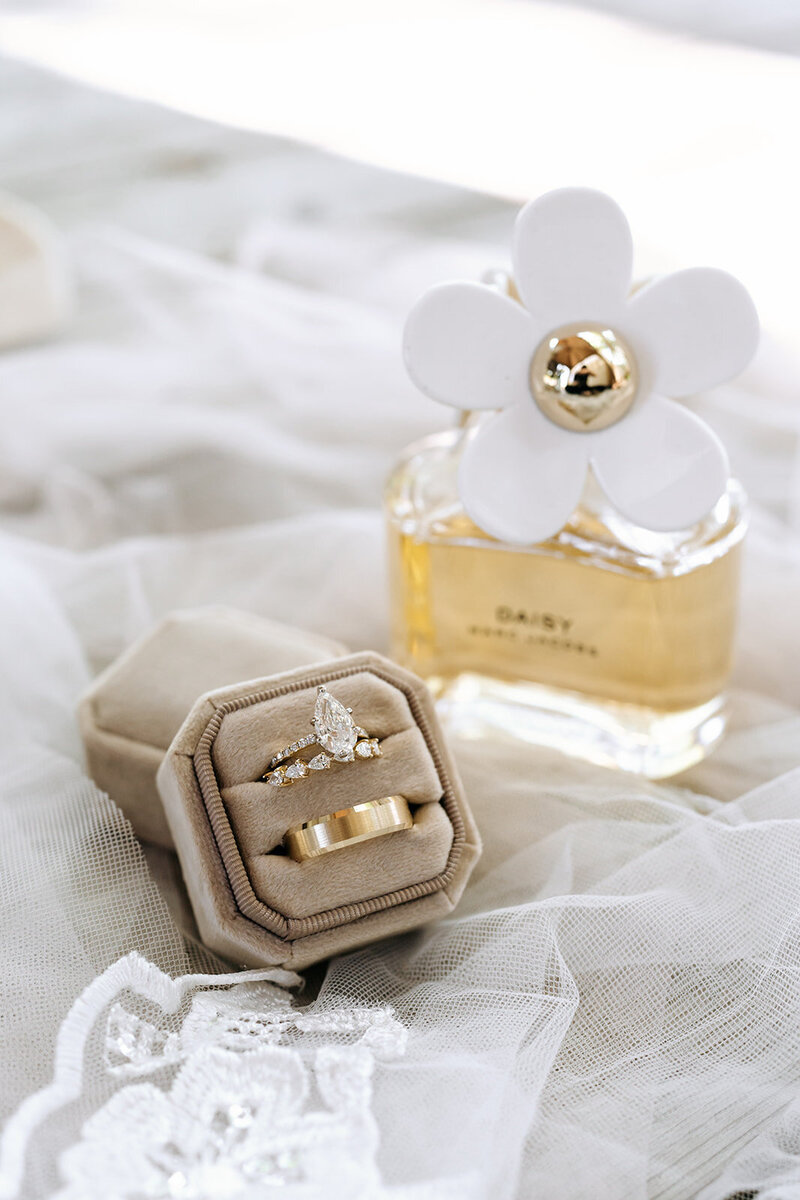 ring and perfume details