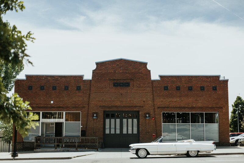 Outside of the St Vrain, Industrial wedding venue in Longmont, Colorado