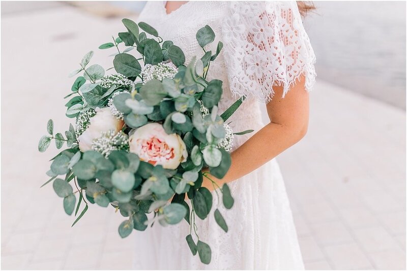 Sacramento Wedding Photographers capture bride holding bouquet