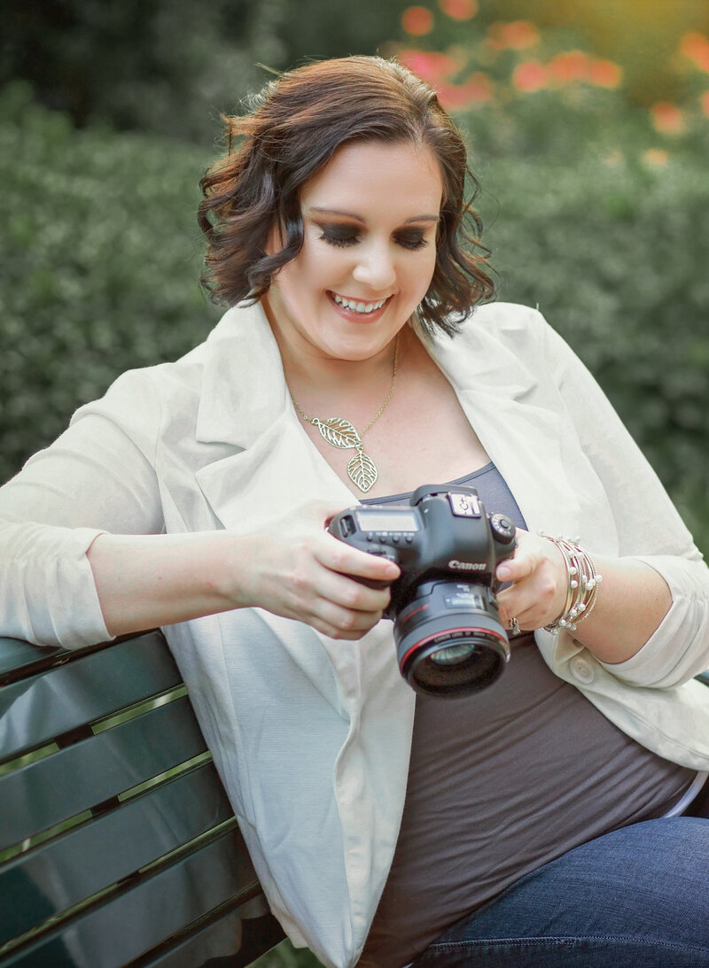 Atlanta Documentary Wedding Photographer Portrait of wedding photographer Tamela Hall, known for timeless and editorial wedding photography