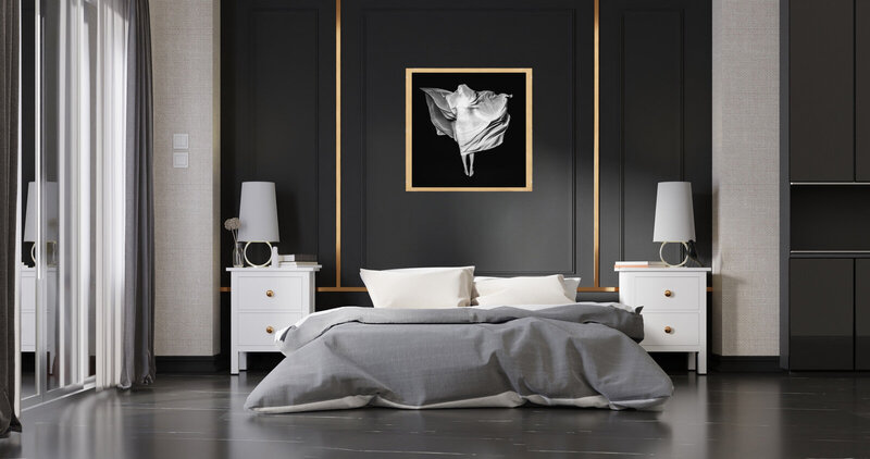 Fine Art Print hanging over the bed