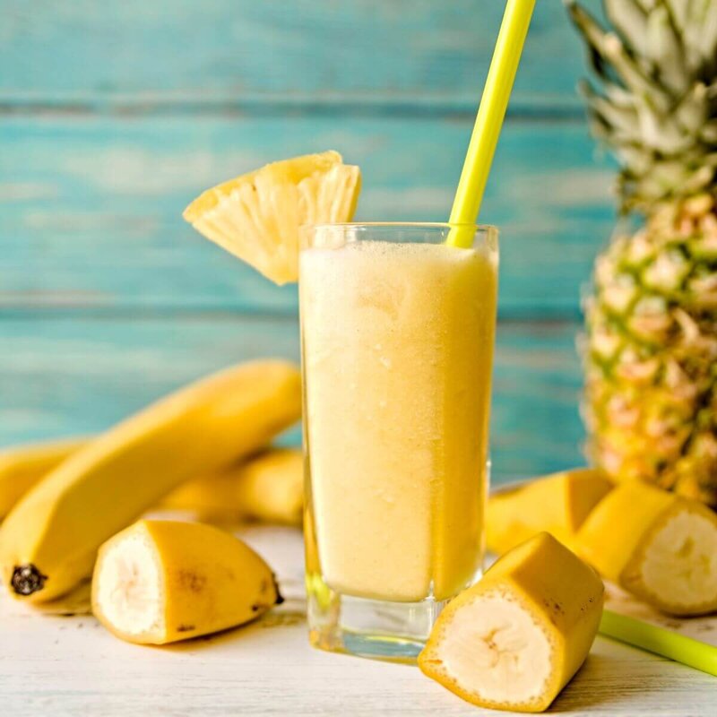 pineapple smoothie recipe for thyroid hormones and radiant clear skin