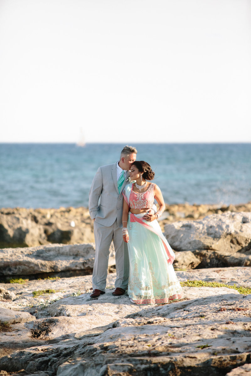 A casual 3 day destination wedding in Mexico with Christian and Hindu ceremonies by Leigh Wolfe Photography. Photography for genuine, joyful, adventurous brides.