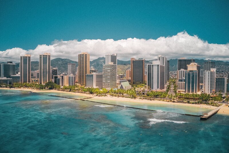 Picture of Honolulu from the water