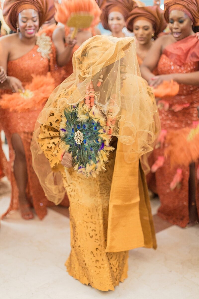 nigerian bride dancing