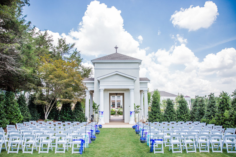 The Celebration Garden, a popular wedding spot at the Huntsville Botanical Garden