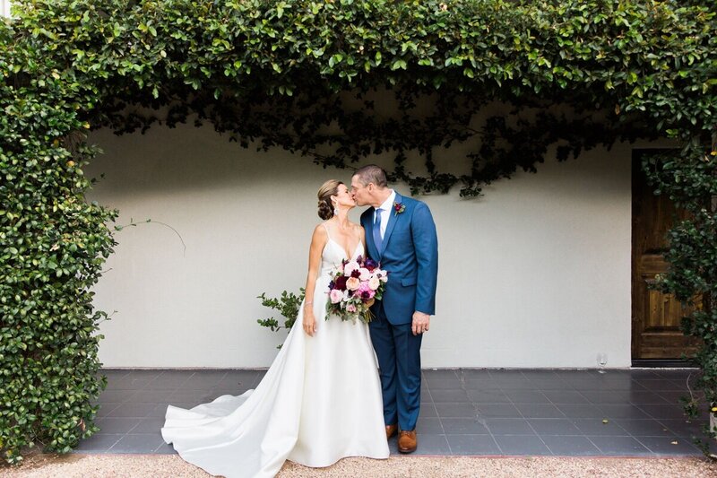 Dee and John's elopement at Colony Palms Hotel in Palm Springs photographed by elopement photographer Ashley LaPrade.