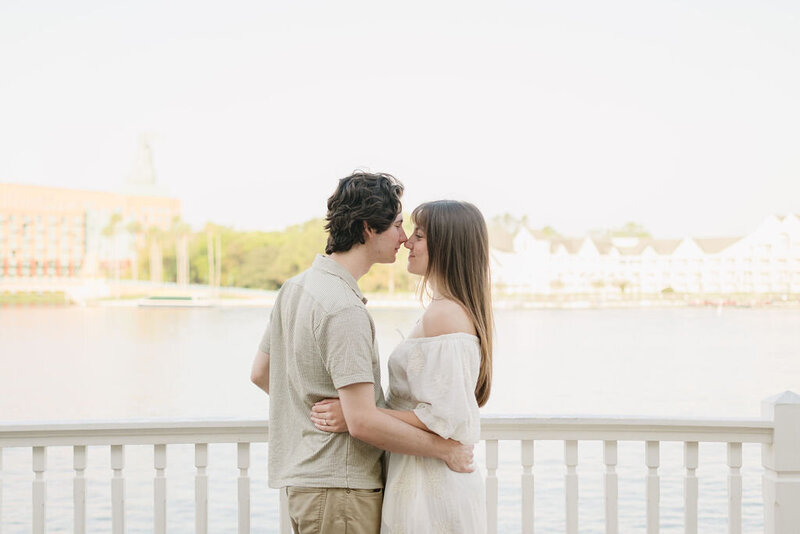 beach town engagement in Michigan