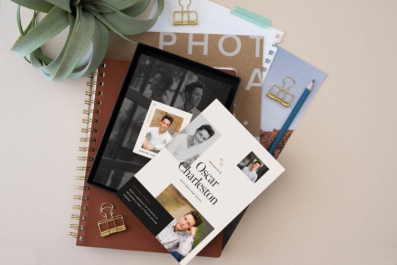 Product Mockup Photos for Photographers from A-List Shop Templates for Senior Guys