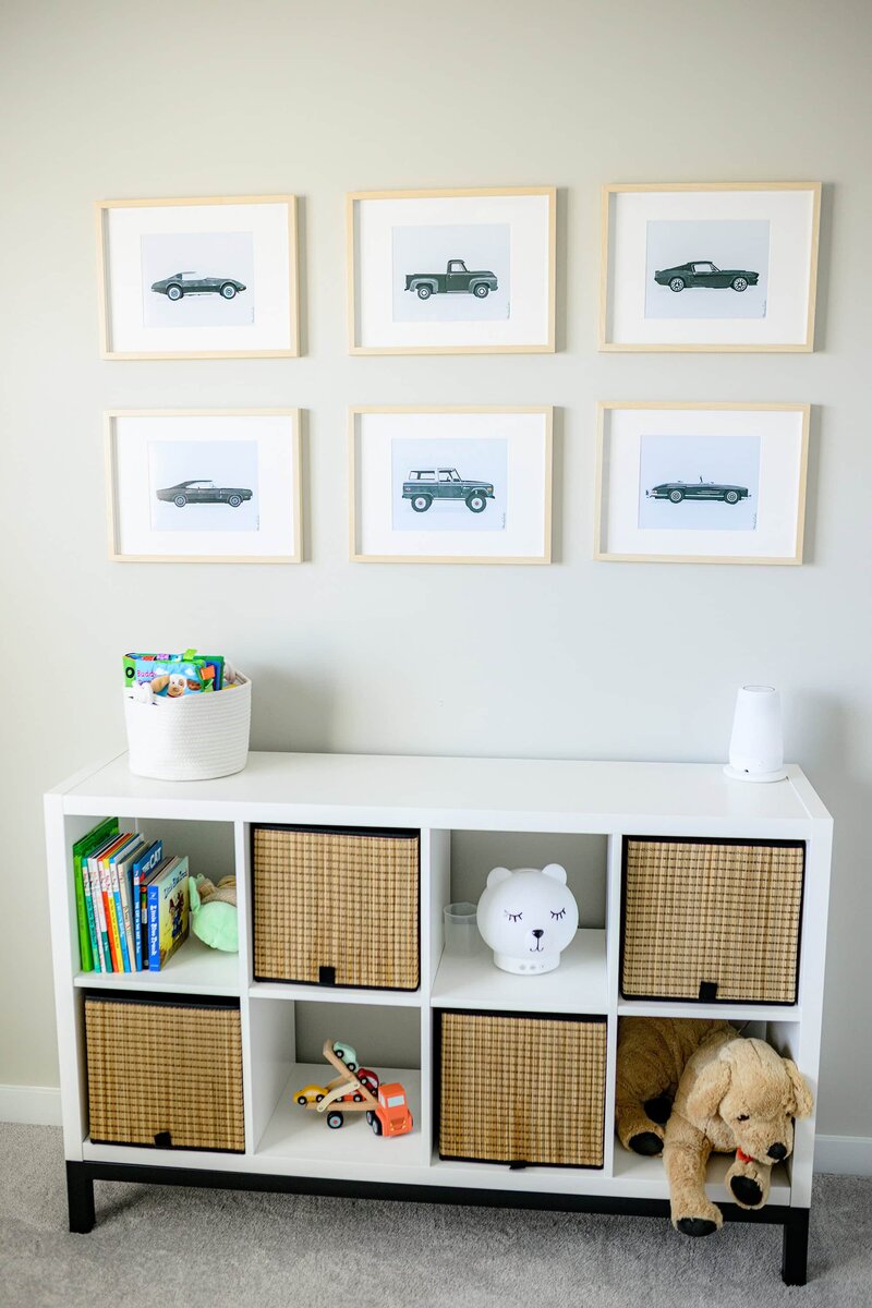 photos of a newborn's nursery 