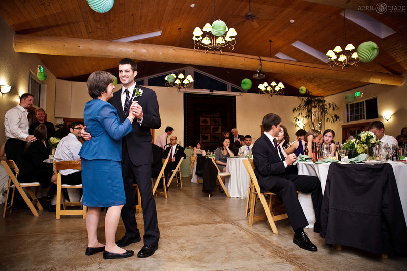 Dancing inside the Meadow Creek Lodge & Event Center in Colorado