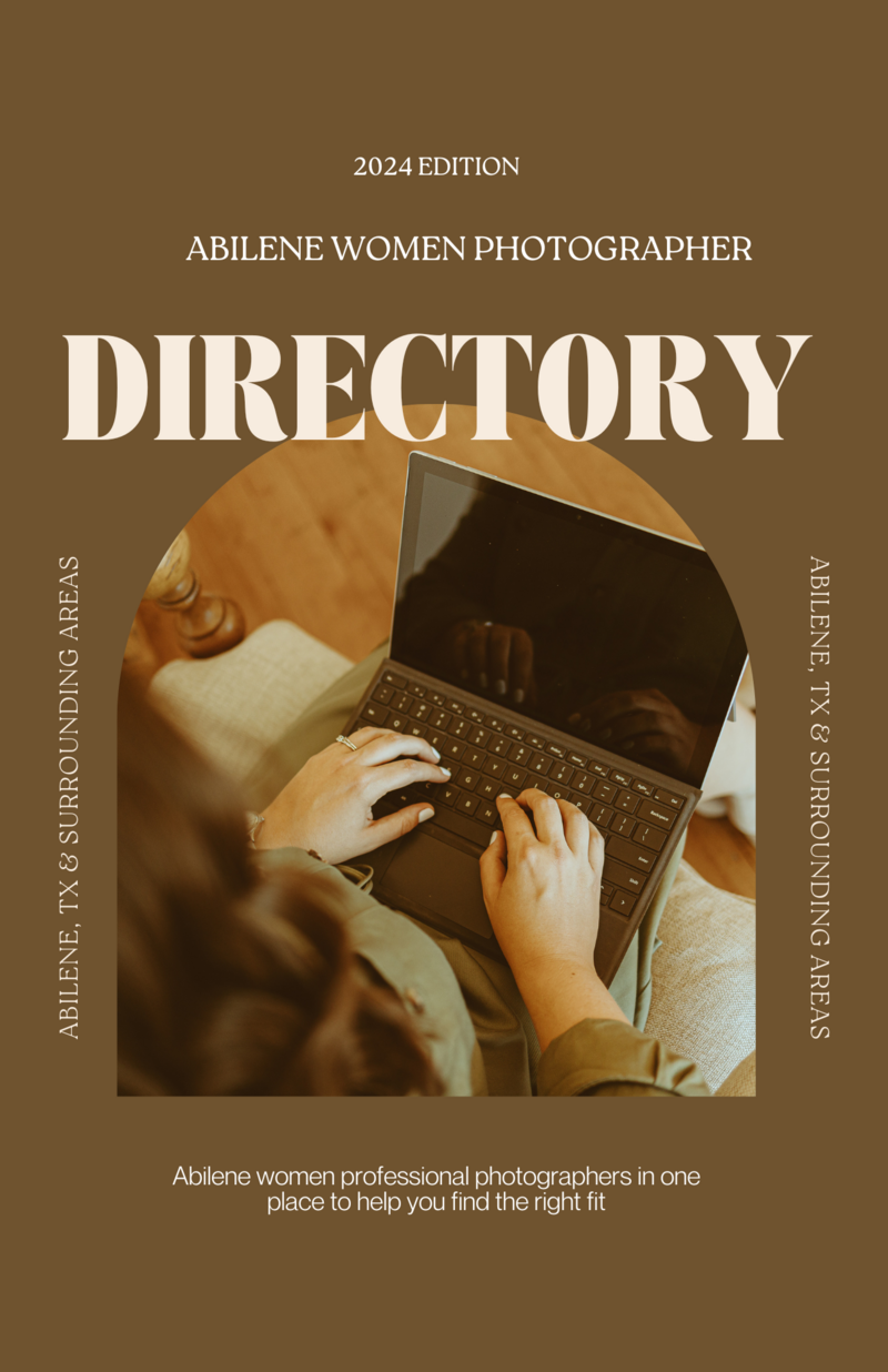 2024 Abilene Women Photographer Directory Cover