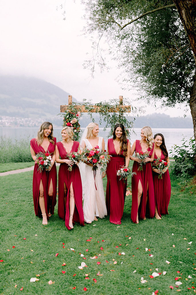 burgundy-bridesmaid-switzerland