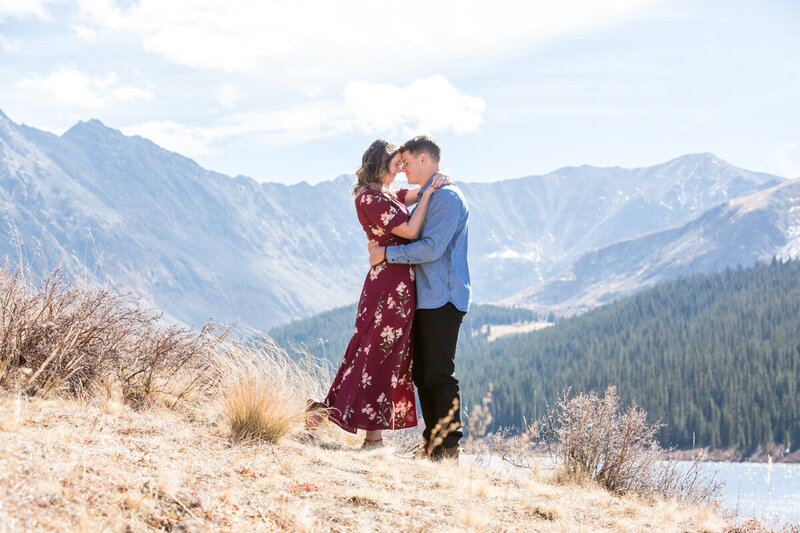 Colorado engagement photographer just outside of Breckenridge