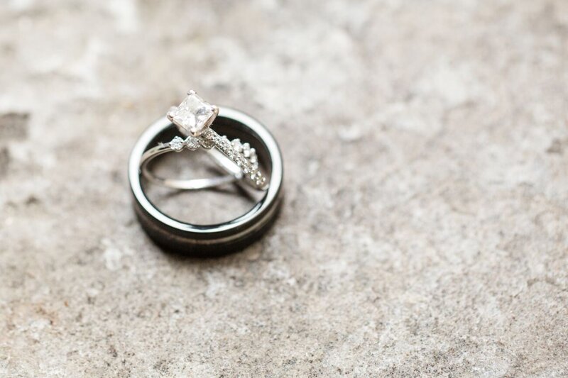 wedding rings detail michigan photographer