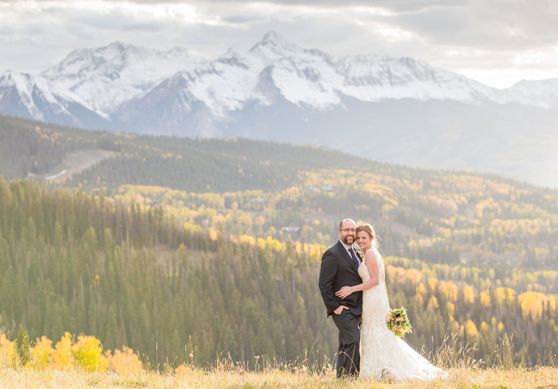 fall wedding in telluride