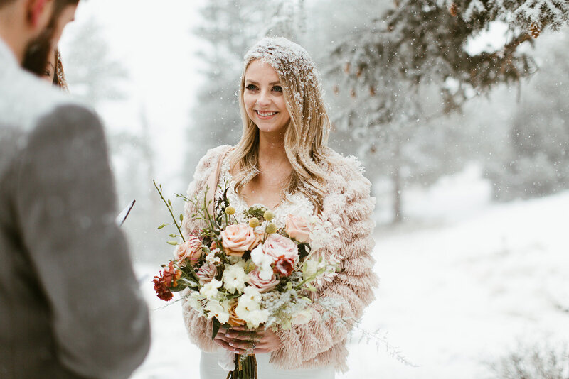 Elise + Moises wedding florals