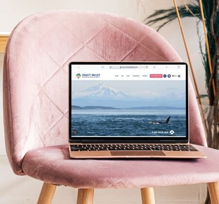 Fractional CMO Project example - the Visit Skagit Valley Website