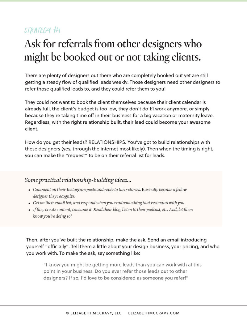 Find-1st-Paying-Client-Designers-Elizabeth-McCravy 2