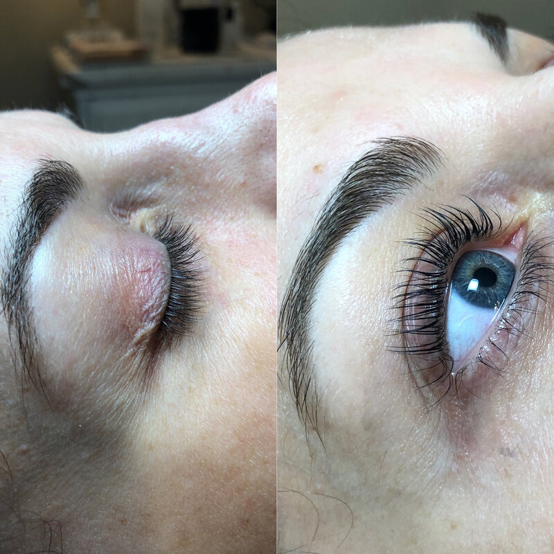 brow shaping before and after