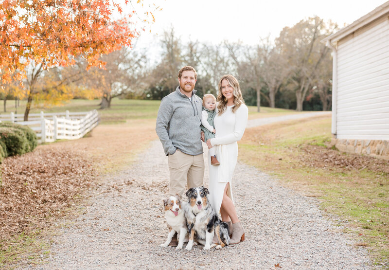 Fall family photos in NC