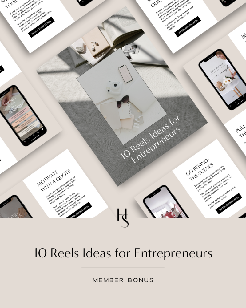 Reel Ideas for entrepreneurs
